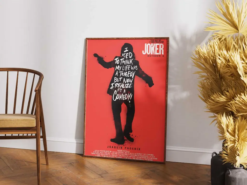 Joker - Tragedy to Comedy Silhouette