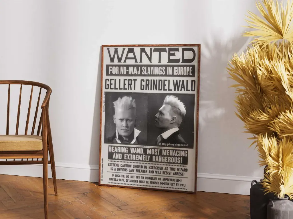 Gellert Grindelwald Wanted Poster – Fantastic Beasts