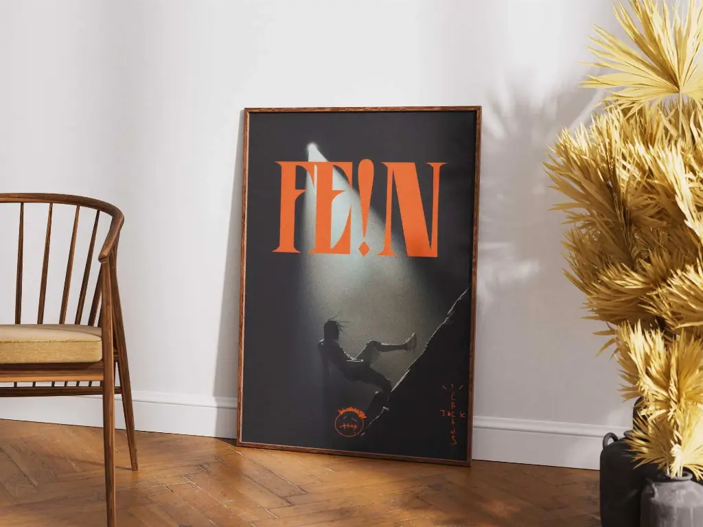 "FE!N Spotlight" Travis Scott Poster