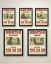 WANTED: The Infamous Five – Mahabharata Villains Poster Set