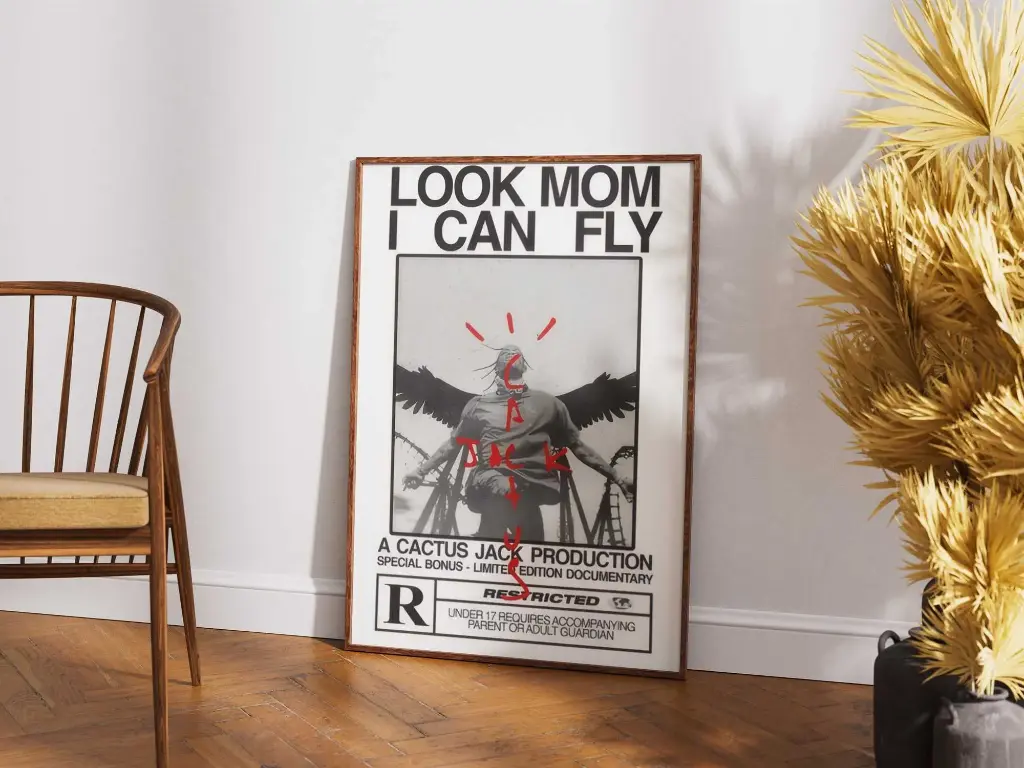 Travis Scott – "Look Mom I Can Fly" Poster