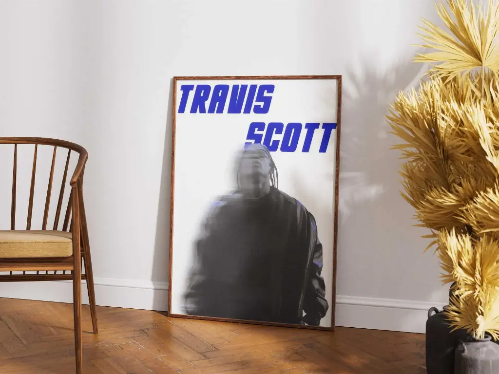 "Blurred Vision" Travis Scott Poster