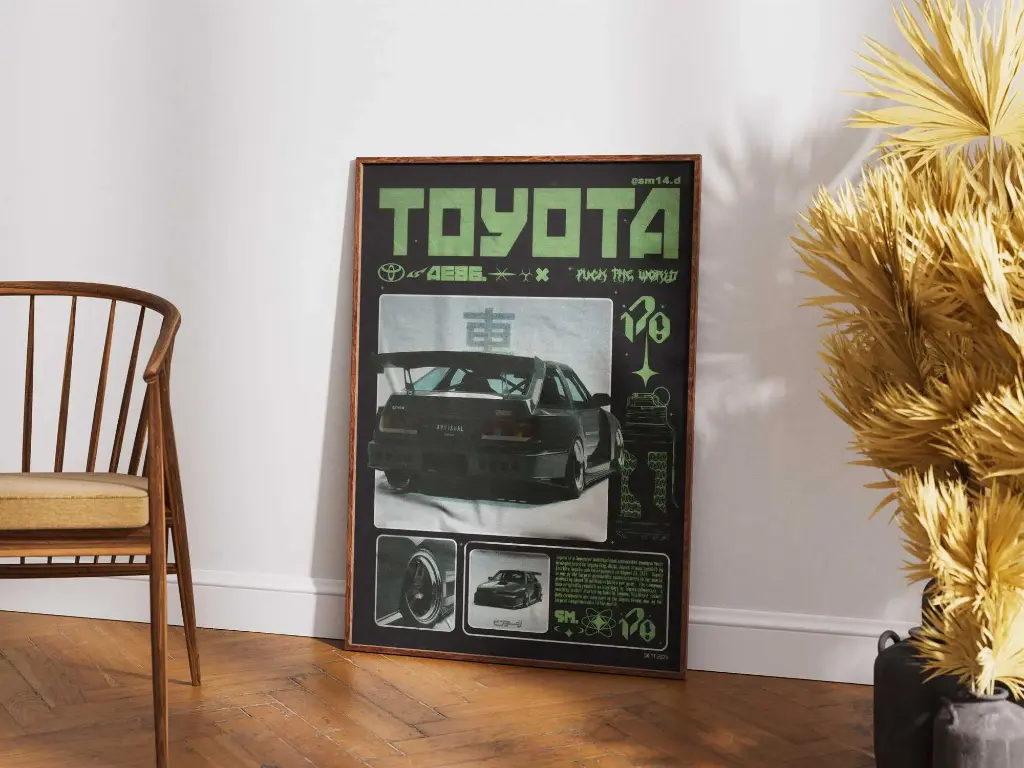 Toyota AE86 - Drift Culture Poster