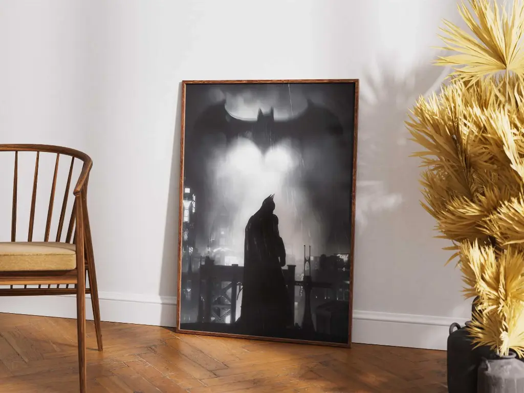 The Dark Knight Watches Over Gotham