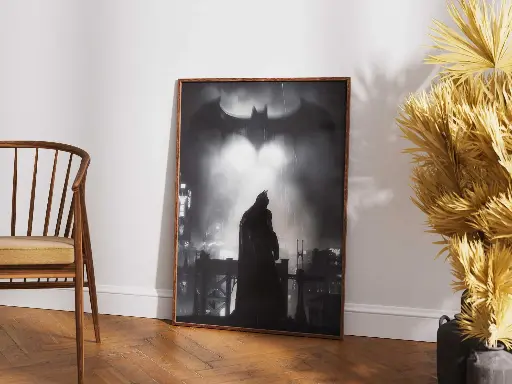 The Dark Knight Watches Over Gotham