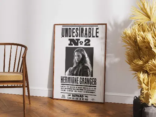 Hermione Granger – Undesirable No. 2 Wanted Poster