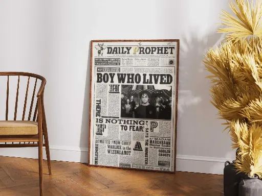 📰 The Daily Prophet – The Boy Who Lived | Harry Potter Wizarding World Art ✨