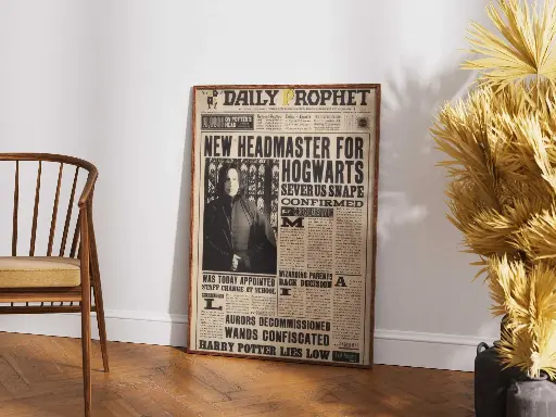 Severus Snape – The New Headmaster of Hogwarts (Daily Prophet Edition)