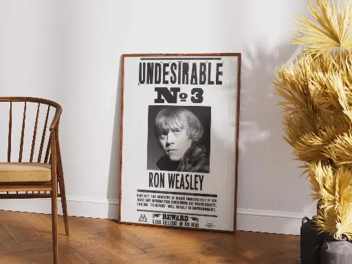 Undesirable No. 3 – Ron Weasley Wanted Poster