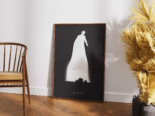 The Alien | Mysterious Sci-Fi Silhouette Poster