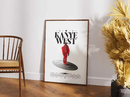 Kanye West – Iconic Minimalist Poster