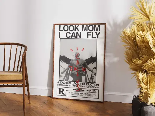 Travis Scott – "Look Mom I Can Fly" Poster