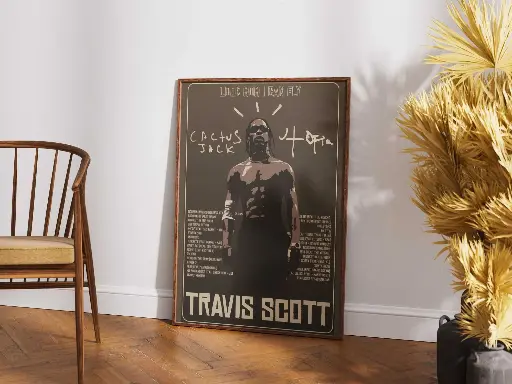"Cactus Jack UTOPIA" Travis Scott Poster