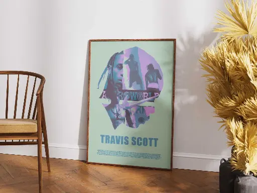 "ASTROWORLD Dreamscape" Travis Scott Poster