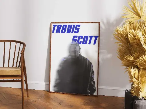 "Blurred Vision" Travis Scott Poster