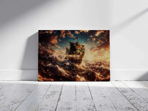 "Pirate's Dawn – Epic Voyage Poster"