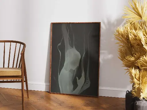 Ethereal Flow - Abstract Art Poster