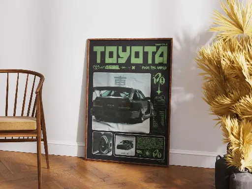 Toyota AE86 - Drift Culture Poster