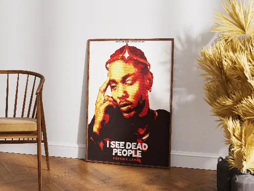 KENDRICK LAMAR – "I SEE DEAD PEOPLE" Poster