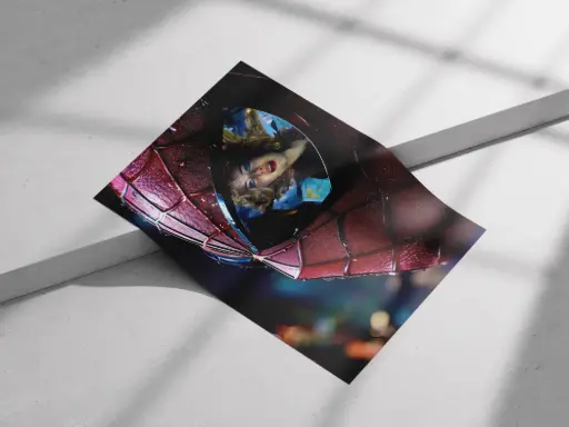 Spider-Man Gwen Stacy Poster – Emotional Cinematic Close-Up Wall Art | Marvel Superhero Movie Scene Print